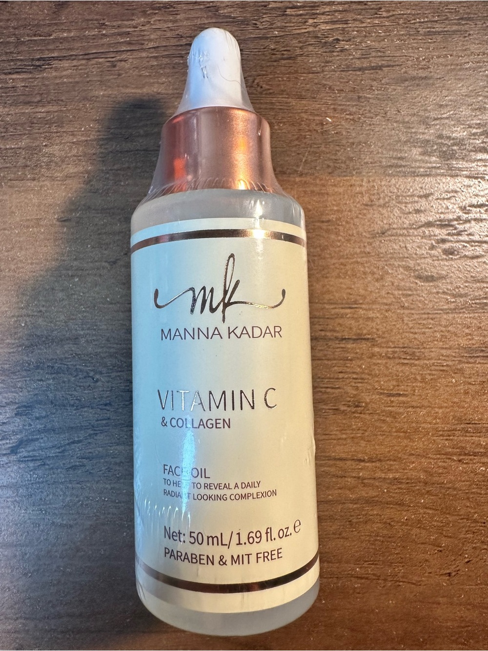 Manna Kadar Vitamin C & Collagen Face Oil MK 1.7 Oz 50mL NEW SEALED